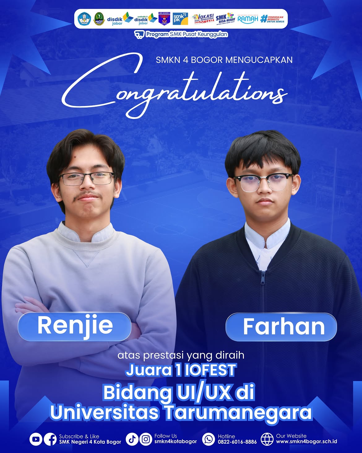 Juara 1 IOFEST Bidang UI/UX di Universitas Tarumanagara